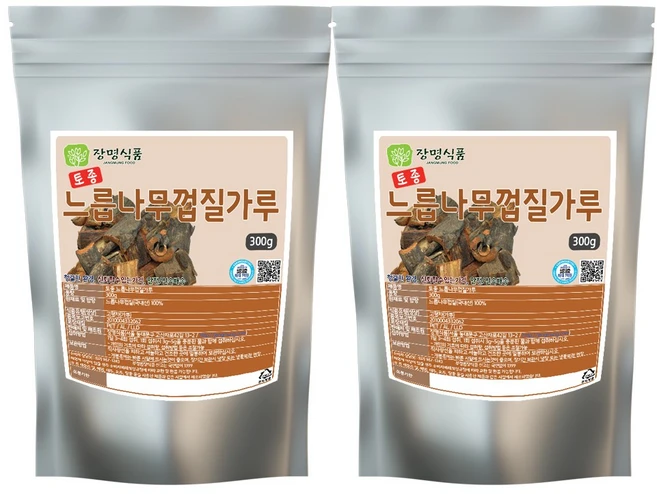 느릅나무껍질 가루 분말, 2개, 300g - 쿠팡