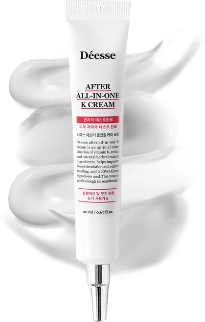 Deesse 디에스 에프터 올인원 케이 크림 붓기완화 혈행개선 아르니카 비타민K 크림, 20ml, 1개 - 쿠팡