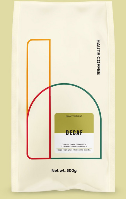 하우트커피 디카페인 블렌드 고소한 커피 원두, 1개, 500g, 커피메이커