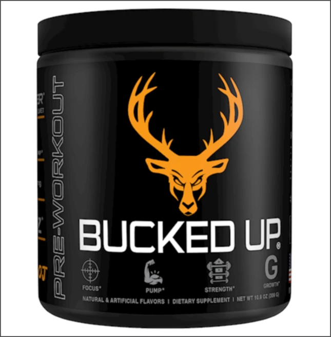 Bucked Up Pre Workout 프리워크아웃 30서빙, Killa OJ, 1개, 318g - 쿠팡