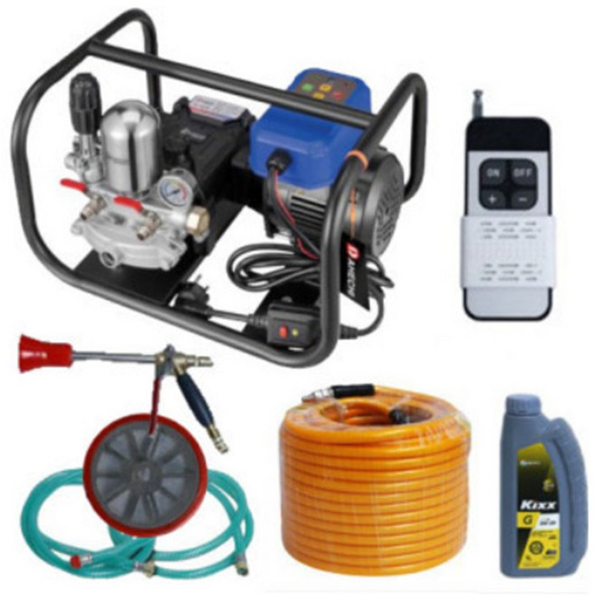 대원 다히치 모터 직결식 고압 동력분무기 DHP-30M 농약분무기 리모컨 분무기 고압호스 호스릴, 1개