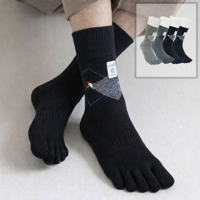 <남궁드컴 5종1세트> 032_남성아가일롱 발가락양말/아놀드파마/남성양말/여성양말/신상양말