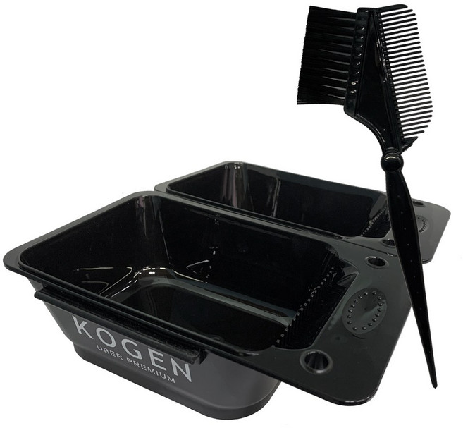 코겐 사각 멀티 염색볼 2개 + 염색솔 세트 (블랙), 1개