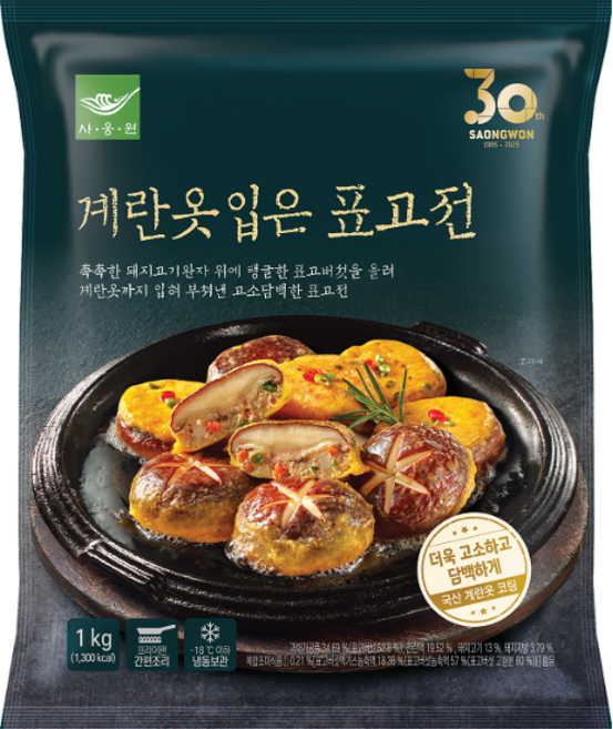사옹원 계란옷입은 표고전, 1개, 1kg