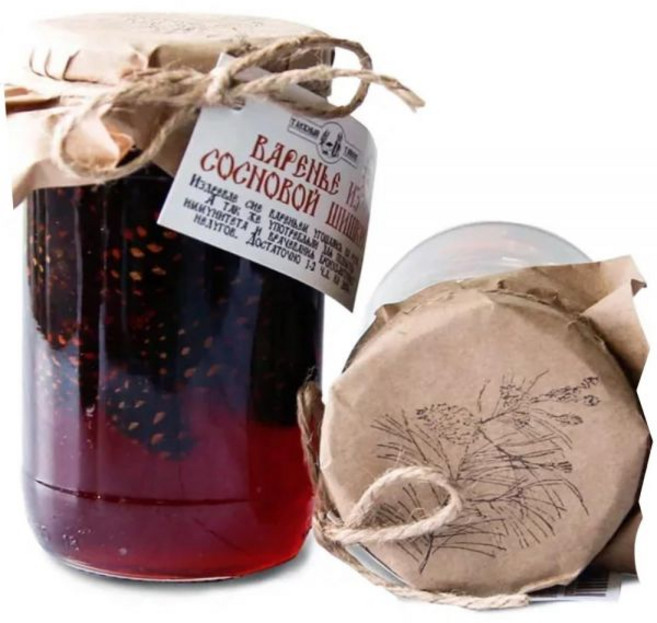 베이커리 잼 수제잼 아기 솔방울이 들어 솔방울 440g/15.5온스 수입 시베리아 별미, 440g, 1개