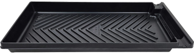 모종판 물받침대 저면관수 트레이 화분 육묘트레이, 1개, 블랙