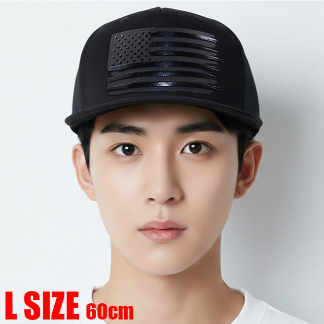 플리퍼 베이직엠 남성 빅사이즈 힙합모자 스냅백 USA 나염