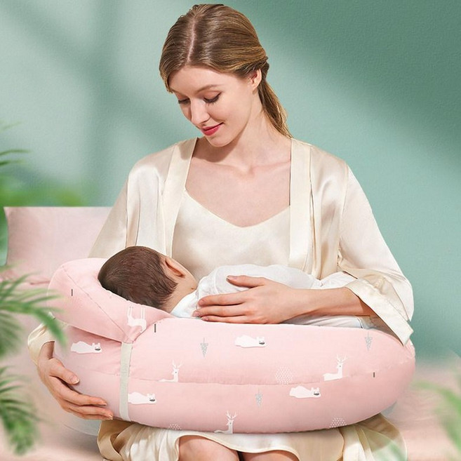 cha 스르륵패드 수유베개 출산용품 아기베개, 컬러풀 스노우 오리지널 베이직