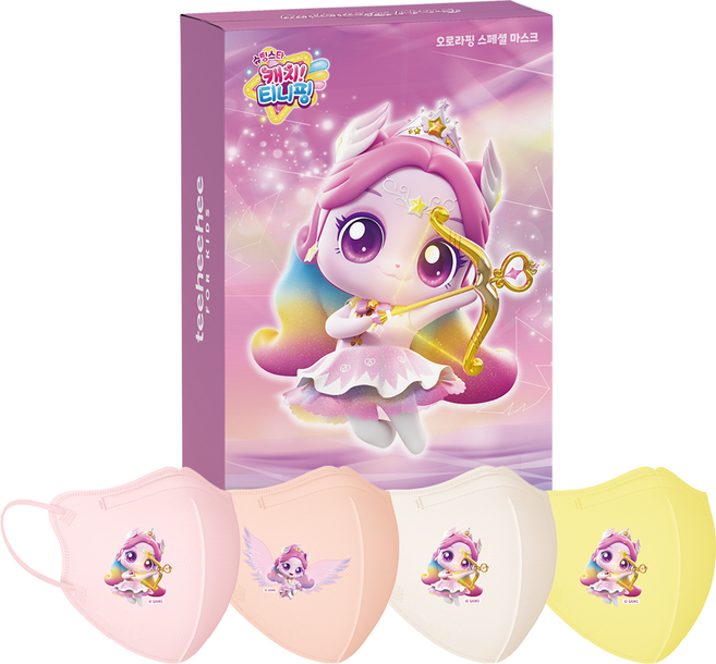 브리드케어 슈팅스타 캐치티니핑 시즌5 스페셜에디션 마스크 오로라핑 10매
