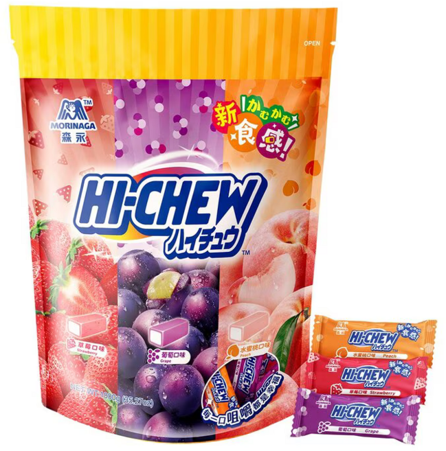 MORINAGA 森永 HI-CHEW 軟糖, 1kg, 1個