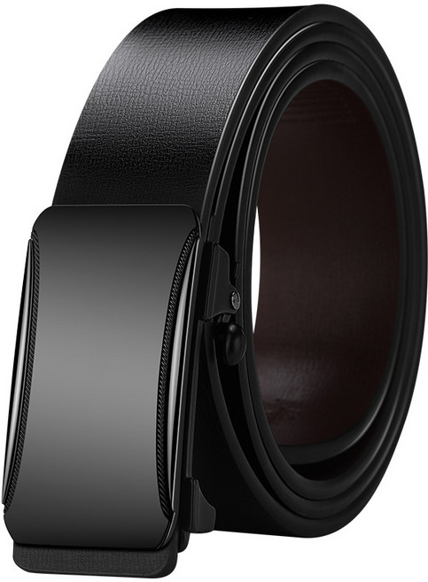 인어미남 남성벨트 자동조절 가죽 정장벨트 캐주얼 허리띠