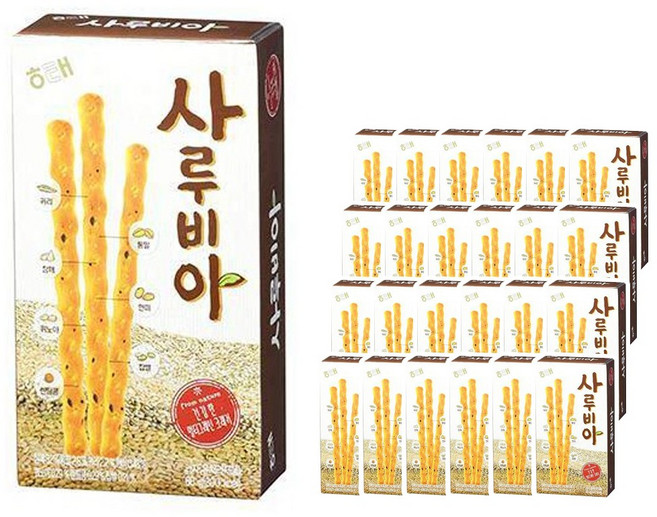 해태 사루비아, 60g, 24개