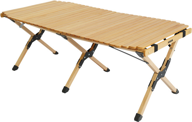 원스위크라이프 우드 롤테이블, 내츄럴 우드