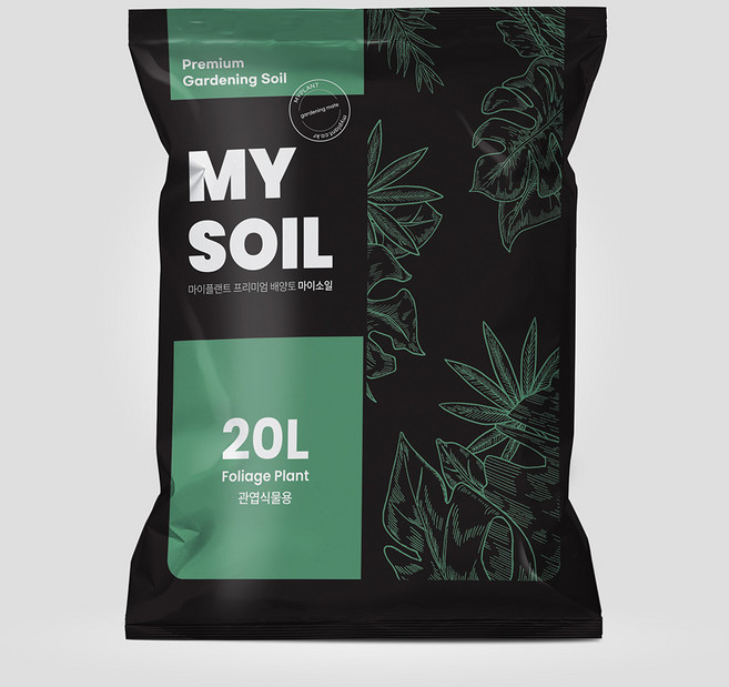 마이플랜트 마이소일 프리미엄 관엽식물 분갈이흙, 2개, 20L