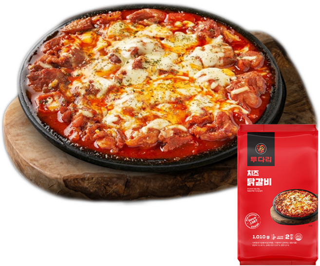 투다리 치즈 닭갈비 1010g 2인분 캠핑요리 밀키트