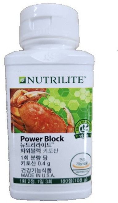 암웨이 파워블럭 키토산, 1개, 108g