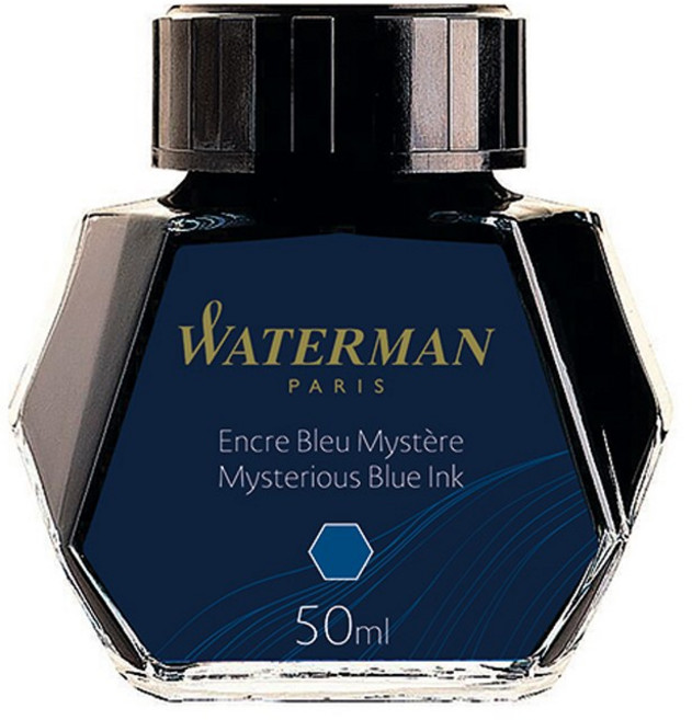 워터맨 W/M 병잉크, 1개, 군청