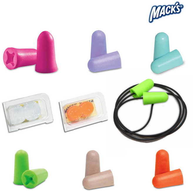 Macks 소프트폼 귀마개 7종 + 필로우 2종 세트, 1세트