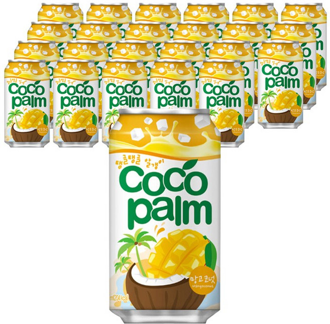 코코팜 망고코넛, 340ml, 24개