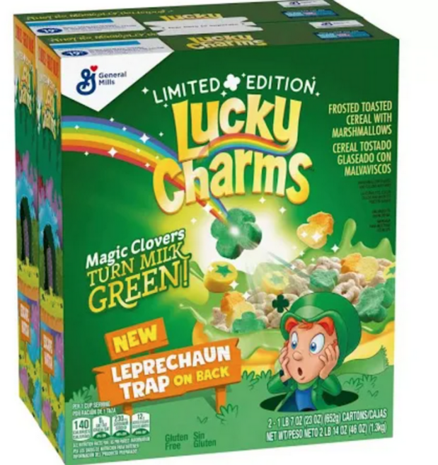 [미국직배송-PRIMO]제네럴밀스 럭키 참스 마시멜로 시리얼 (용량옵션) Lucky Charms Original Cereal, 1.3kg, 1개