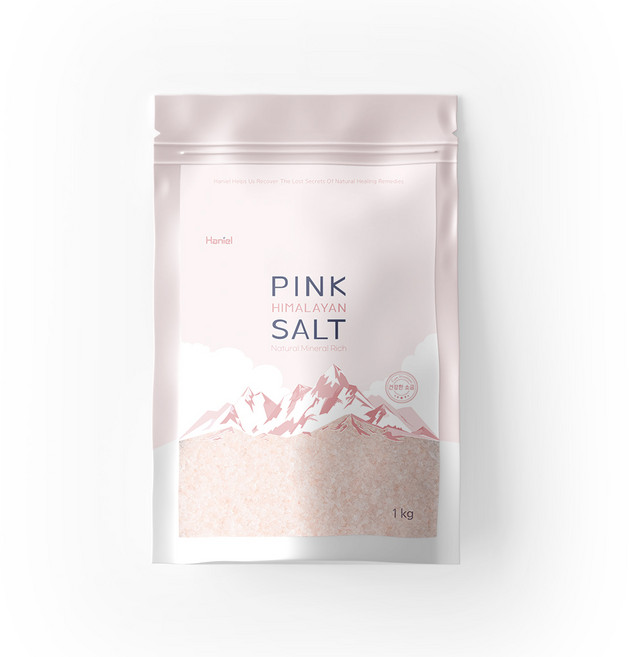 하니엘 히말라야 핑크 솔트 1kg 소금 암염, 1개