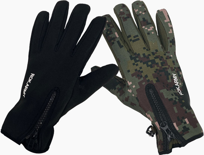 밀리터리 전술 로카 네오프란 장갑 - 방한 런닝 등산 자전거