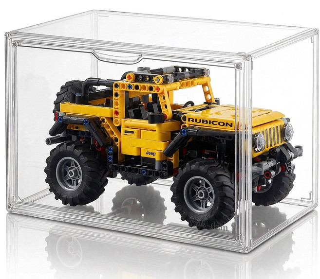 SSOK-DARM 쏙담 피규어 레고 보관 다용도 쇼케이스, 1개, 투명