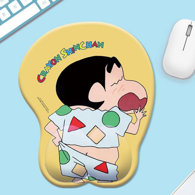 못말리는 짱구논슬립 마우스패드, 1개, 짱구파자마