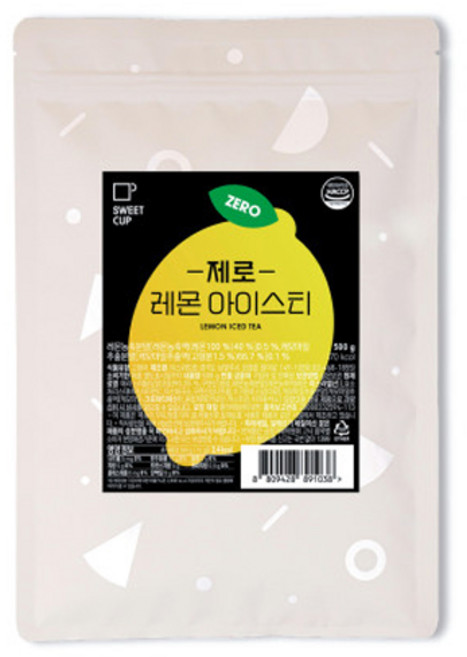 스위트컵 제로 레몬 아이스티 파우더, 500g, 1개입, 1개