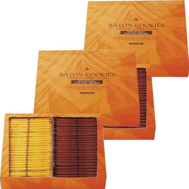 로이스 바톤 쿠키 코코넛 & 헤이즐 카카오 25개입, 2개