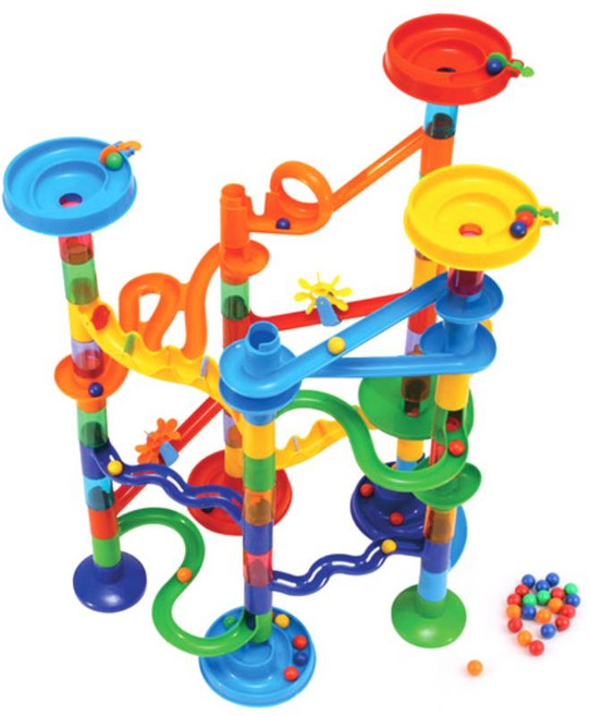 5살 마블런 구슬놀이 장애물 트랙 레일만들기 관찰놀이 돌봄센터 창의블록 과학놀이