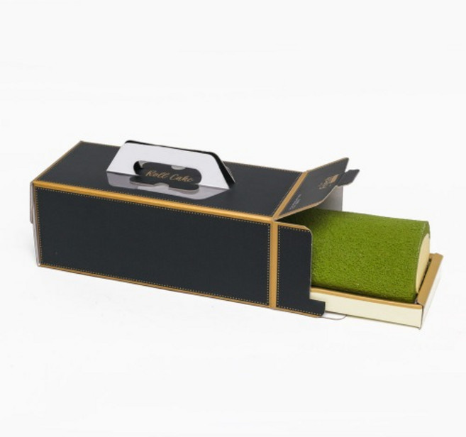 서랍식 롤케익 1줄 상자(그린) set 10개/50개, 50개
