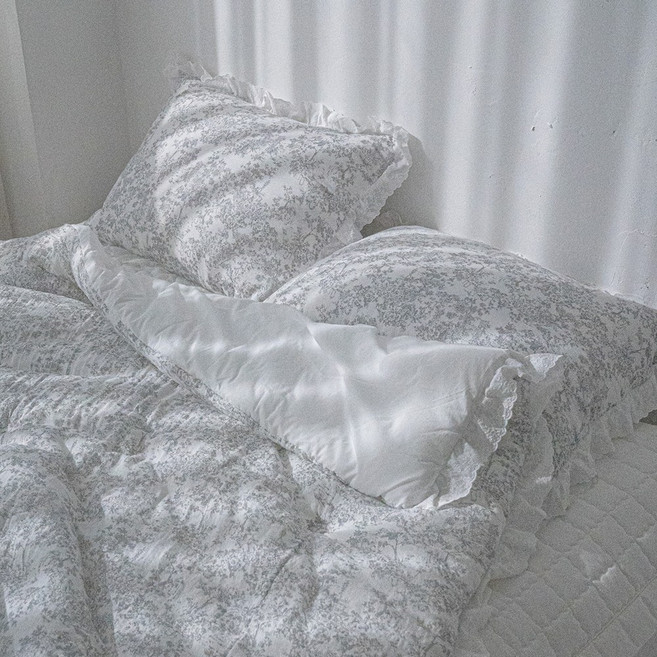 거즈 면 이불 폴리