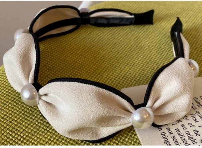 法式珍珠髮箍 簡約頭箍