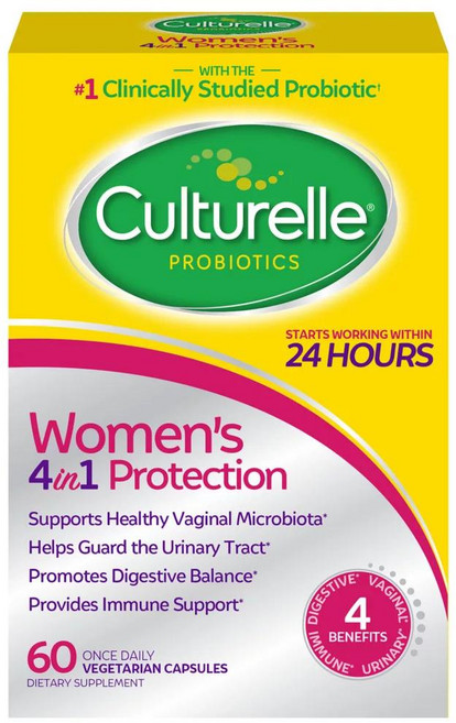 컬처렐 여성 포인원 프로텍션 유산균 캡슐 Culturelle Women's 4-in- Protection, 60정, 1개
