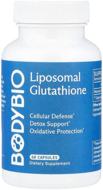 바디바이오 글루타치온 리포소말 250mg Glutathione 캡슐 60정, BodyBio, 리포소말 글루타치온, 캡슐 60정(캡슐, 1개 - 쿠팡