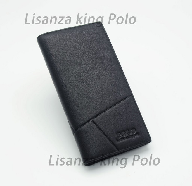 Lisanza king Polo 小牛皮兩折長夾