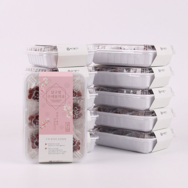 달구벌한과 달구벌 작은 수제꽃약과 10+1 대량 단체 선물, 11개, 300g