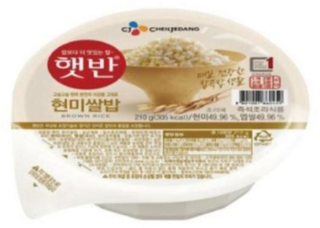 CJ제일제당 햇반 현미쌀밥 sh, 210g, 1개