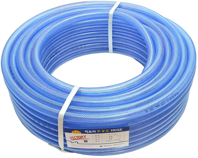빅토리 무독성 편사(실)호스 내경19mm 1M/ 목장호스 에어컨호스 가든호스 씽크호스 세탁기호스 수평호스, 1개