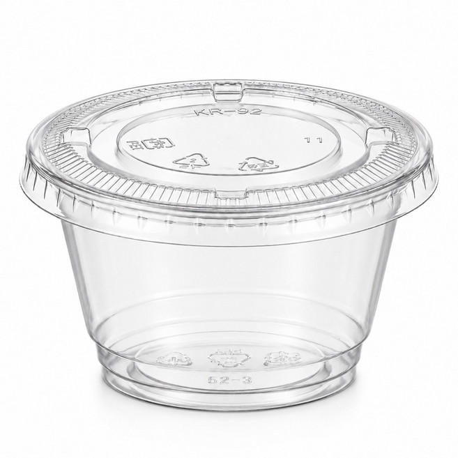 투명 PET 아이스컵 세트 210ml 9.2 x 5.5 cm, 50개, 1세트