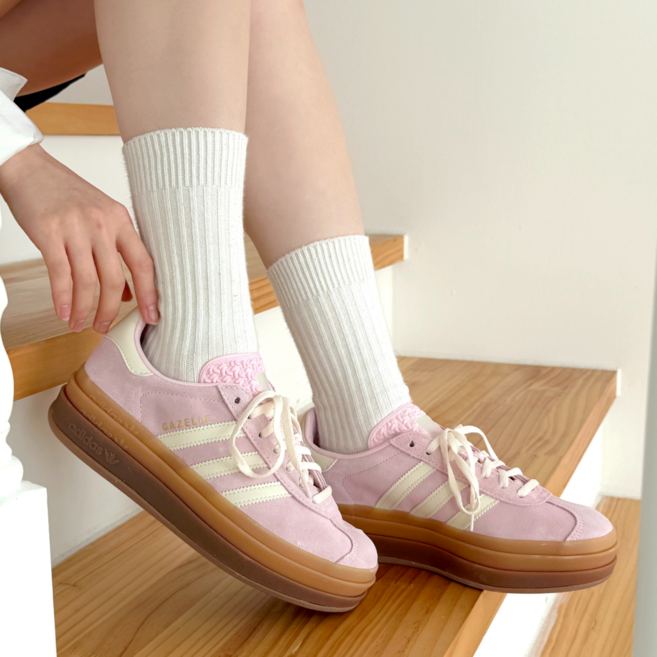 아디다스 키높이 가젤 볼트 여성 통굽 스웨이드 운동화 단화