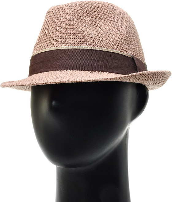 UCF206.와이드 밴드 니트 중년 남성 중절모 페도라 봄 여름 아빠 챙모자