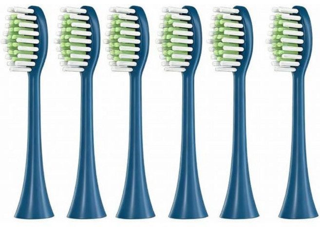 KOIZFF 교체용칫솔모 호환모 리필헤드 필립스 소닉케어 호환 HX2421 HX2258/HX2431/HX2471/HX242용 브러시 헤드 더 많은 HX2 시리즈 ， 성인용 소프, Blue, Medium