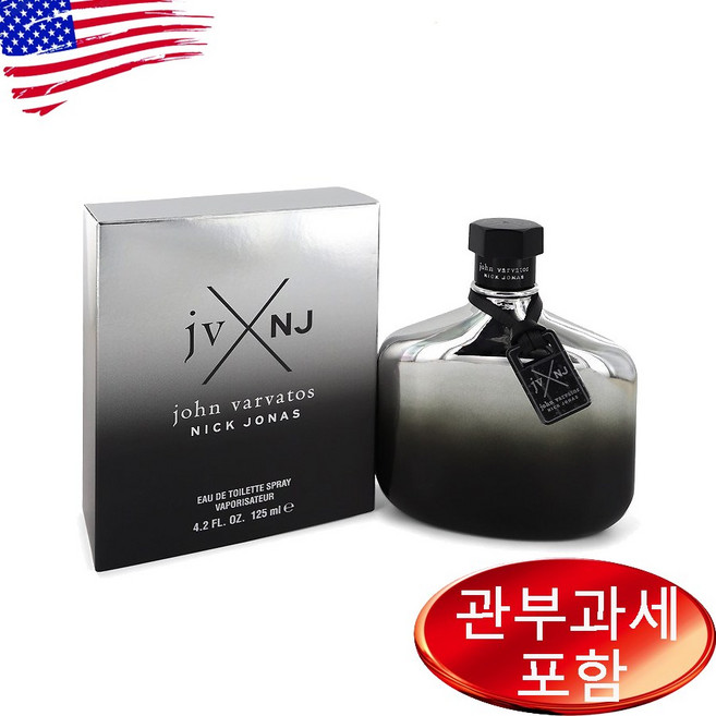 존바바토스 닉 조나스 실버 오드뚜왈렛 125ml 남성, 1개