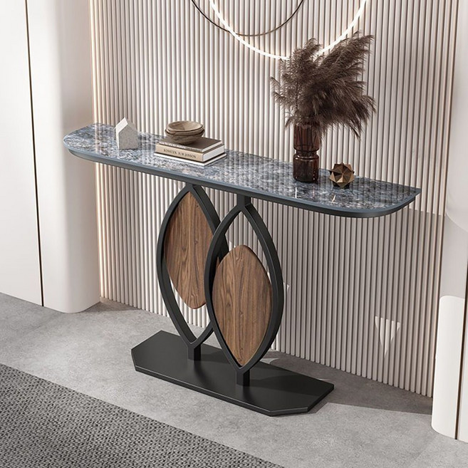 현관 고급 엔틱 미니콘솔 거실 복도 슬림 장식테이블, U08(800mm)