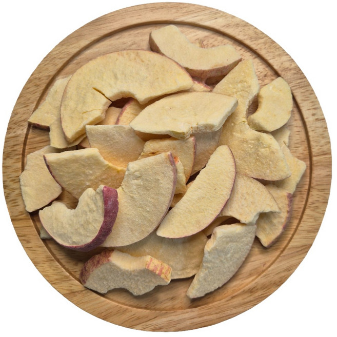 맛과 영양을 그대로 동결건조 사과칩, 2개, 100g