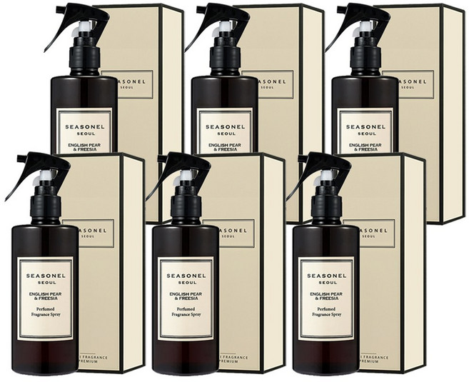 시즈넬 대용량 퍼퓸 멀티 스프레이, 6개, 300ml