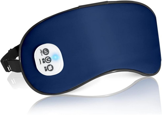 [일본수입]티라인 - 무선 온열 마사지 안대, 진청색 - 눈 온열 찜질기