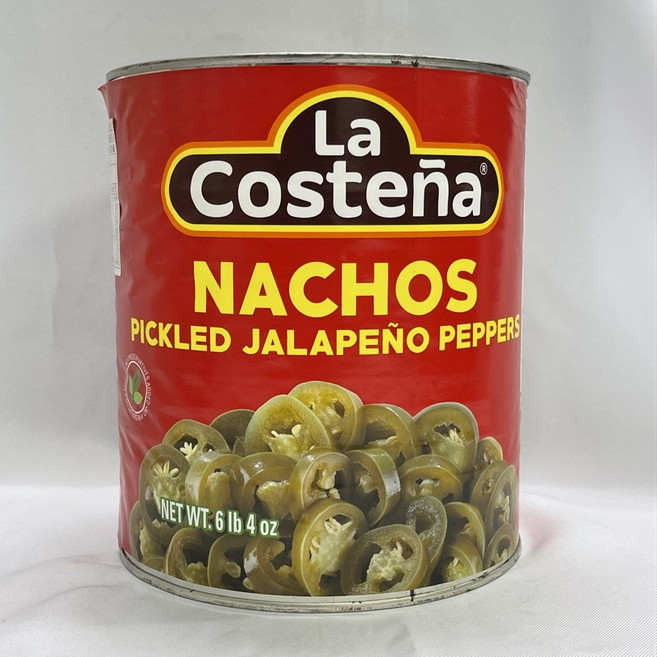 La Costeña 墨西哥綠辣椒 切片辣椒, 1個, 切片2.8kg：實重3.4kg,宅配：限重20kg